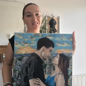 Cuadro Personalizado Pintado a Mano desde Fotografía | Roxi's Art and Jewelry